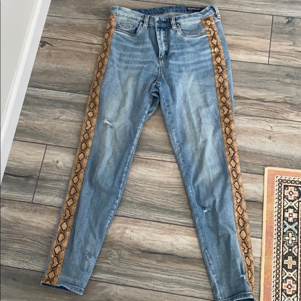 BlankNYC Snake print jeans